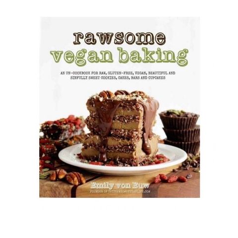 Rawsome Vegan Baking, Vegansk Kokebok, Emily Von Euw (3 for 2 på alle annonser)