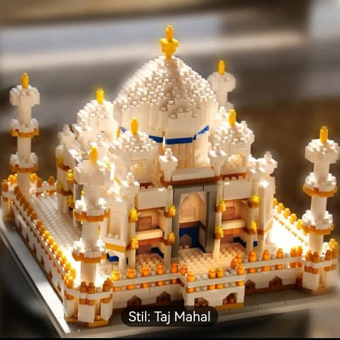 Taj Mahal 3D puslespill