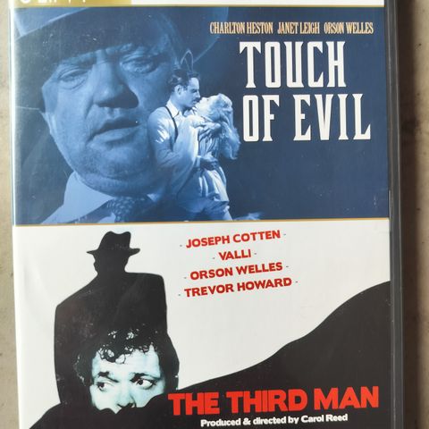 Orson Welles - Touch of Evil - 1958 - The Third Man - 1949 ( DVD)