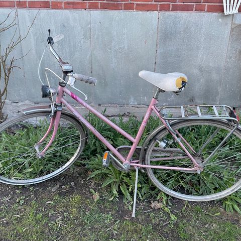 Retro damesykkel DBS Perfekt 53cm Rosa