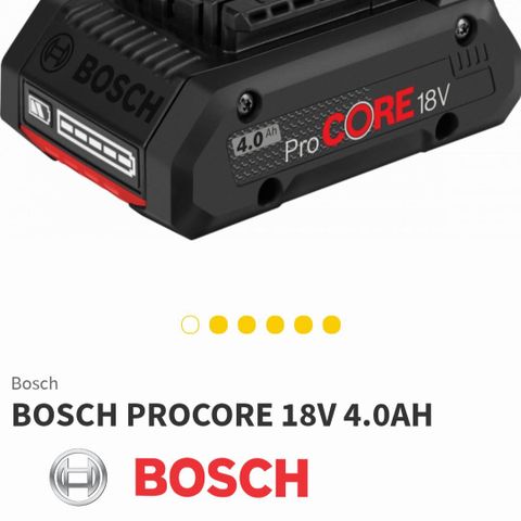 Bosch 4ah ProCORE 18V