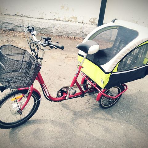 Evo Bike elektrisk trehjulsykkel / lastesykkel