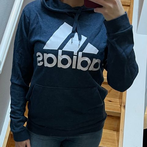 Adidas Hettegenser/Hoodie i str. XS