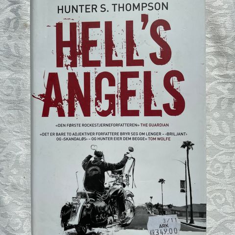 Hunter S. Thompson «Hell’s angels» (norsk, innbundet)