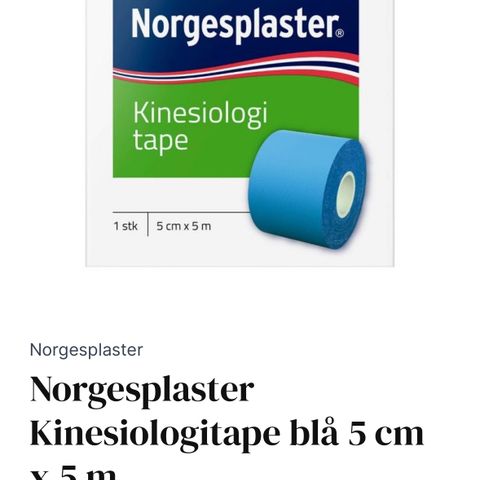 Ny kinesiologitape