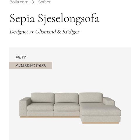 Sepia Sjeselongsofa

Designet av Glismand & Rüdiger