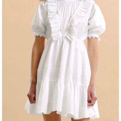 ByTimo Cotton slub frill dress