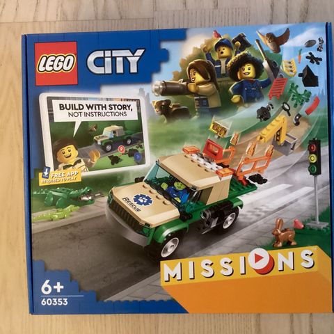 Billig ny Lego 60353 City missions