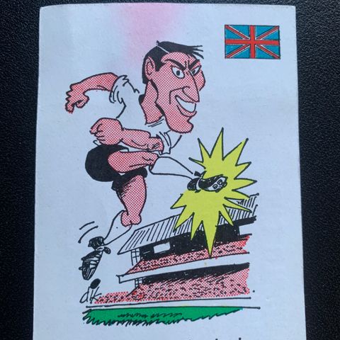 Jimmy Greaves England Tottenham Monty Gum VM 1966 fotballkort svært sjelden