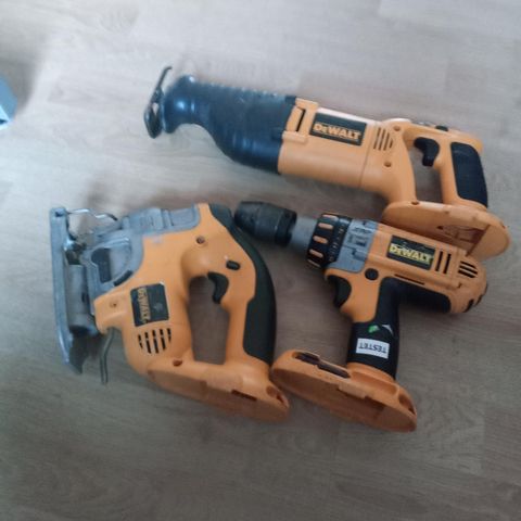 Drill,stikksag og bajonettsag DeWalt XRP 18v