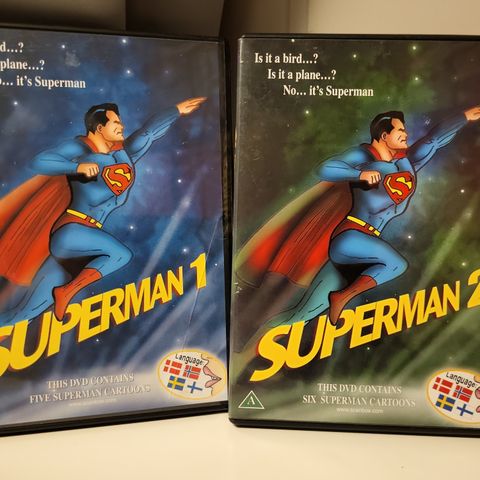 Superman 1 og Superman 2 tegnefilmer