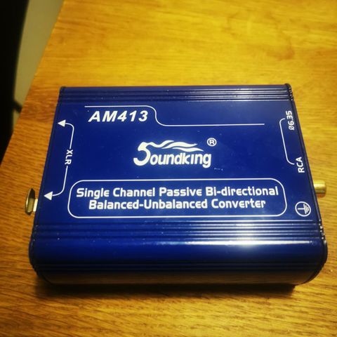 Soundking AM413 Single Channel Passive Direct Injection Box