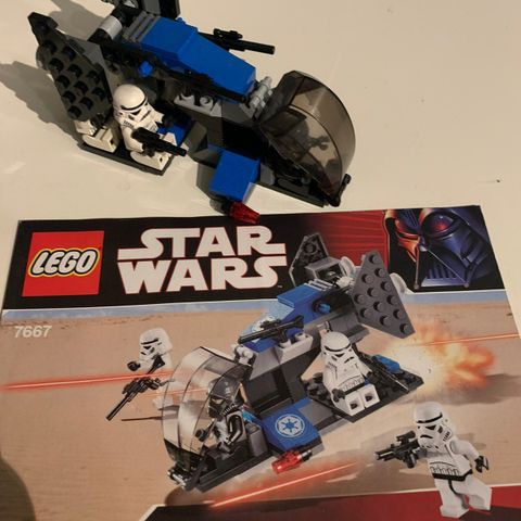 Lego Star Wars 7667 & 7668 | Imperial Dropship & Rebel Scout Speeder Battle Pack