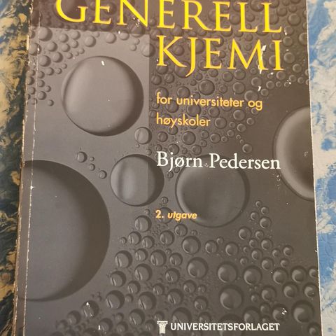 Generell kjemi for universiteter og høyskoler - Bjørn Pedersen