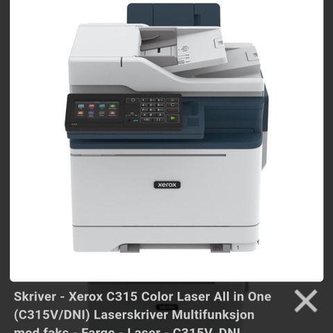 Printer Xerox C 315 MFP