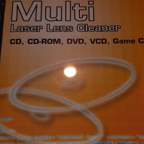 Cd laser renser for pc lap top/ data maskin/ Play Station