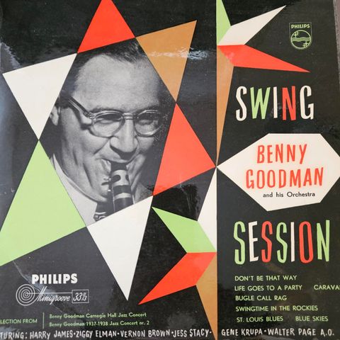 Vinyl LP 10" Benny Goodman Swing Session