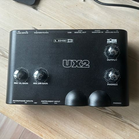 Line 6 UX2 Lydkort