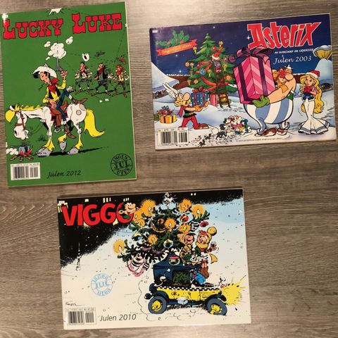 Juelalbum - Asterix, Lucky Luke, Viggo