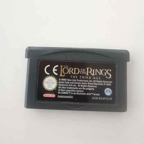 The Lords of the Rings The Third Age til Game Boy Advance