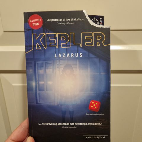 Lazarus - kriminalroman skrevet av Lars Kepler.