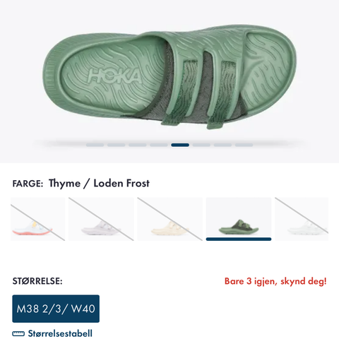 Hoka U ORA LUXE sandaler ønskes kjøpt!