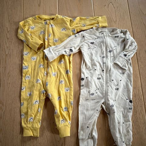 2 pyjamaser fra Lindex