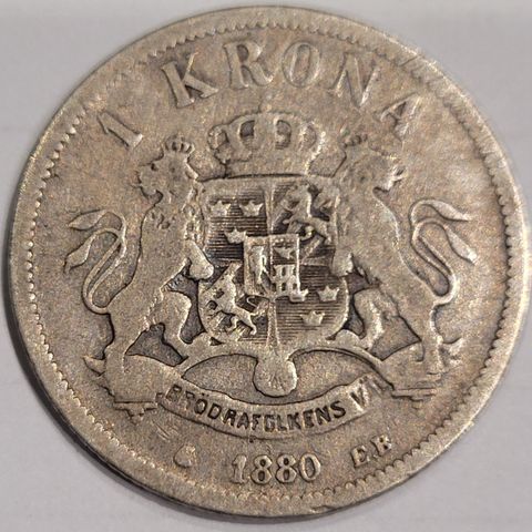 1 krona 1880
