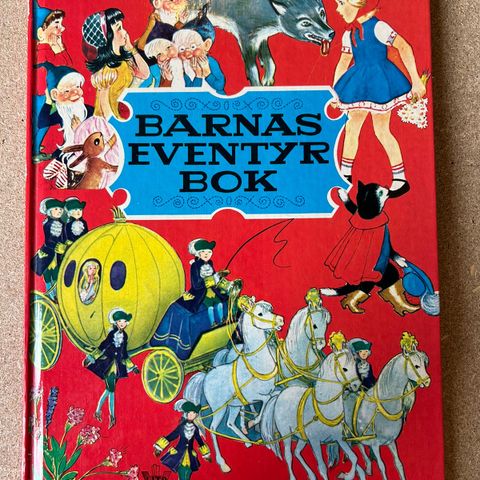 Barnas eventyr bok fra ca 1970