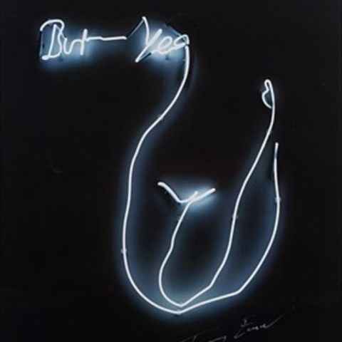 Tracey Emin neon signert limited edition