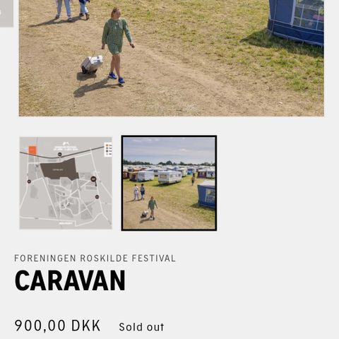 Caravan plass Roskilde festival 2024 ønskes kjøpt