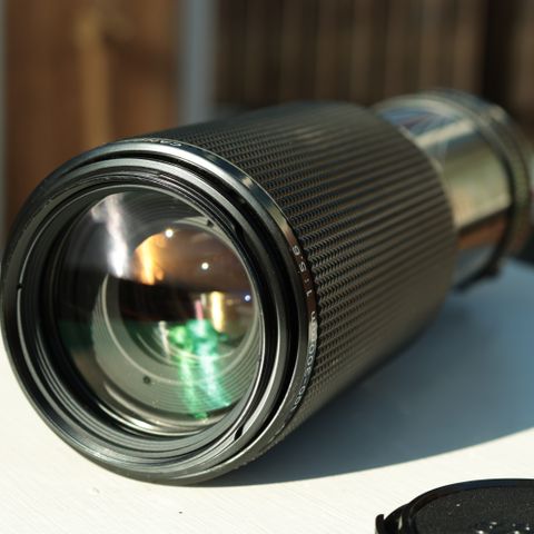 Canon NFD (New FD) 100-300 F5.6 Telefoto zoomobjektiv.