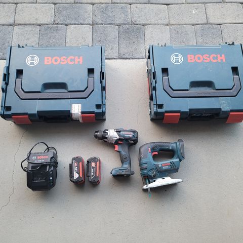Bosch professional drill og stikksag
