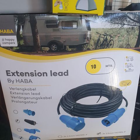 Kabel 10m caravan,camping,bobil