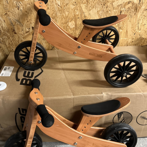 Kinderfeets® balansesykkel og trehjulsykkel
