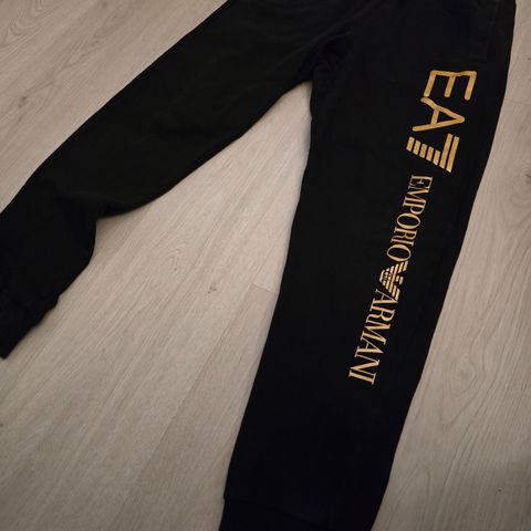 Emporio Armani EA7 Joggebukser Black/Gold  Str. M