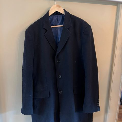 Blå frakk fra Dressmann