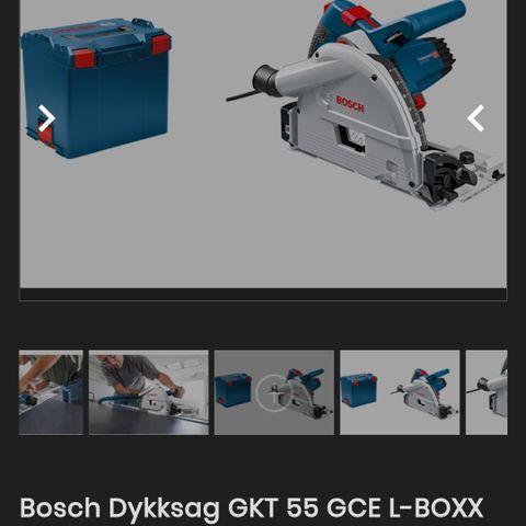 Bosch Dykksag GKT 55 GCE L-BOXX