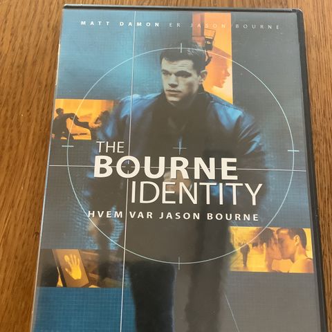 ACTION dvd The Bourne Identity Hvem var Jason Bourne Norsk språk 2002