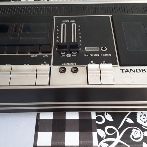 Tandberg TCD 300 kassette deck, opptaker avspiller