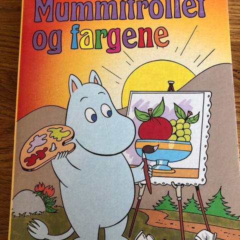 Mummitrollet og fargene - pekebok - år 2000