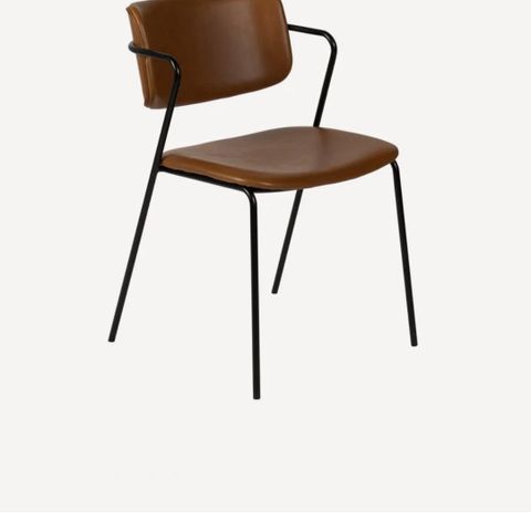 Zed spisestoler, brun eller svart