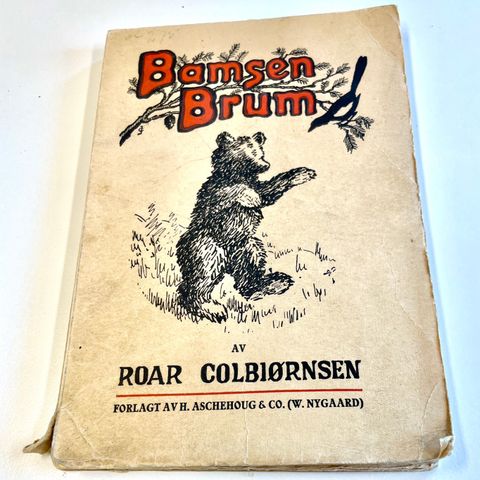 Bamsen Brum av Roar Colbiørnsen, Førsteutgave