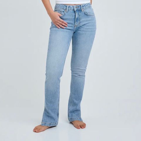 slim spilt jeans