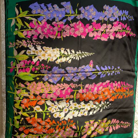 Vintage Fiorio silke skjerf