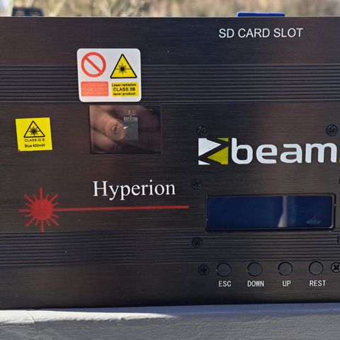 Selger Beams Hyperion  450 mW blue laser