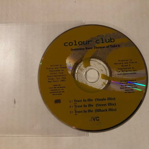 COLOUR CLUB / TRUST IN ME - CD SINGLE (PROMO) (SOUL/JAZZ)