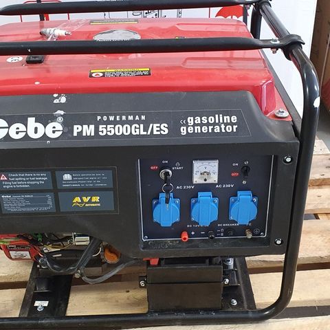 strømaggregat GEBE PM5500/ES