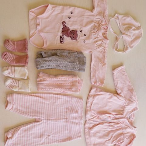 Babyklær til jente str 56
