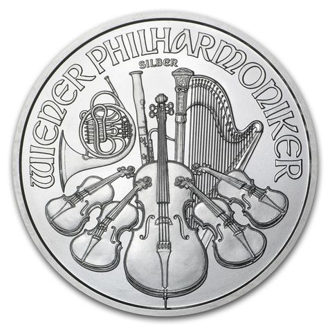 1 Oz sølv 2015 Philharmonic Østeriket